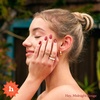 image:imageHeyhae Semi Cured Gel Nail Strips  Hey Born to ShineHey  Midnight Rouge