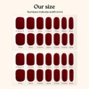 image:imageHeyhae Semi Cured Gel Nail Strips  Hey Born to ShineHey  Midnight Rouge