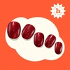 image:imageHeyhae Semi Cured Gel Nail Strips  Hey Born to ShineHey  Red Velvet Crush