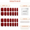 image:imageHeyhae Semi Cured Gel Nail Strips  Hey Born to ShineHey  Red Velvet Crush