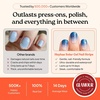 image:imageHeyhae Semi Cured Gel Nail Strips  Hey Born to ShineHey  Starburst Glow