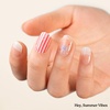 image:imageHeyhae Semi Cured Gel Nail Strips  Hey Born to ShineHey  Summer Vibes