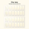 image:imageHeyhae Semi Cured Gel Nail Strips  Hey Born to ShineHey  That Pearl Glow