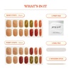 image:imageHeyhae Semi Cured Gel Nail Strips  Hey Love BlossomHey  Autumn Haze