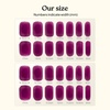 image:imageHeyhae Semi Cured Gel Nail Strips  Hey Love BlossomHey  Berry Bold