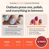 image:imageHeyhae Semi Cured Gel Nail Strips  Hey Love BlossomHey  Berry Bold