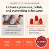 image:imageHeyhae Semi Cured Gel Nail Strips  Hey Love BlossomHey  Cherry on Top