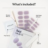 image:imageHeyhae Semi Cured Gel Nail Strips  Hey Love BlossomHey  Lilac It