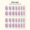 image:imageHeyhae Semi Cured Gel Nail Strips  Hey Love BlossomHey  Lilac It