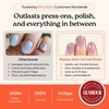 image:imageHeyhae Semi Cured Gel Nail Strips  Hey Love BlossomHey  Lilac It