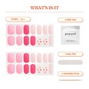 image:imageHeyhae Semi Cured Gel Nail Strips  Hey Love BlossomHey  Love Blossom