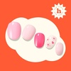 image:imageHeyhae Semi Cured Gel Nail Strips  Hey Love BlossomHey  Love Blossom