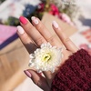 image:imageHeyhae Semi Cured Gel Nail Strips  Hey Love BlossomHey  Love Blossom