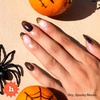 image:imageHeyhae Semi Cured Gel Nail Strips  Hey Love BlossomHey  Spooky Bloom