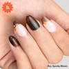 image:imageHeyhae Semi Cured Gel Nail Strips  Hey Love BlossomHey  Spooky Bloom