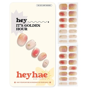 image:imageHeyhae Semi Cured Gel Nail Strips  Hey Daisy DaysHey  Its Golden Hour
