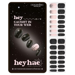 image:imageHeyhae Semi Cured Gel Nail Strips  Hey Love BlossomHey  Caught in Your Web