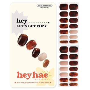 image:imageHeyhae Semi Cured Gel Nail Strips  Hey Love BlossomHey  Lets Get Cozy