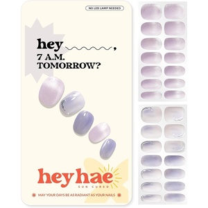 image:imageHeyhae Semi Cured Gel Nail Strips  Hey Youre My StarHey  7 Am Tomorrow