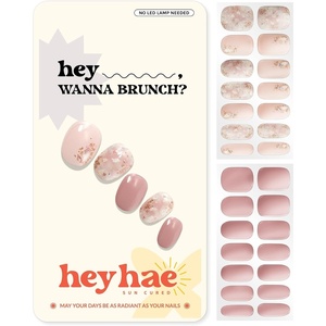 image:imageHeyhae Semi Cured Gel Nail Strips  Hey Youre My StarHey  Wanna Brunch